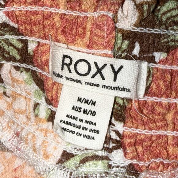Roxy Women’s Tropical Rhythm Wide Leg Beach Pants Boho Hippie Size Medium - Picture 6 of 7